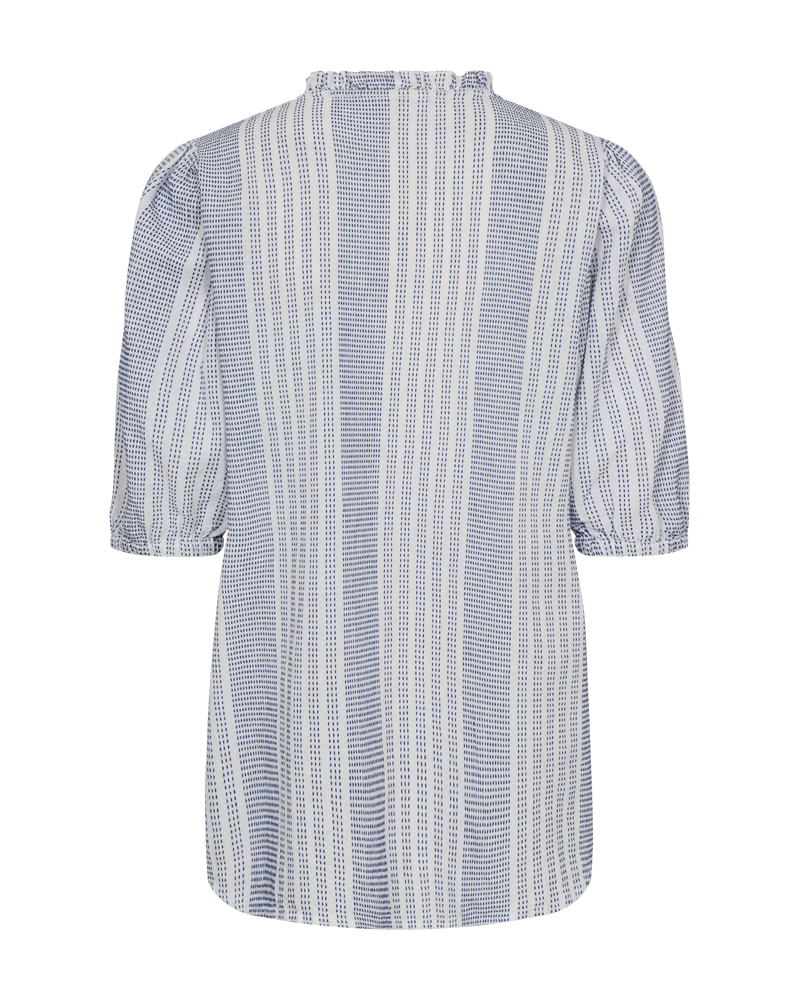 FQNOLLIE - GESTREIFTES HEMD - GELB UND  BLAU