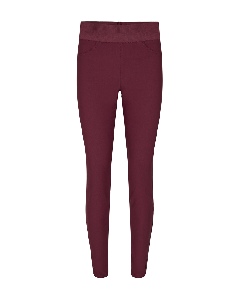 FQSHANTAL - POWER HOSE MIT ELASTICHEM BUND - LILA