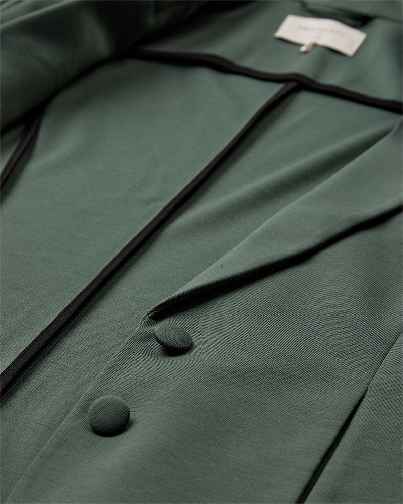 FQNANNI – FIGURBETONTER BLAZER - GRÜN