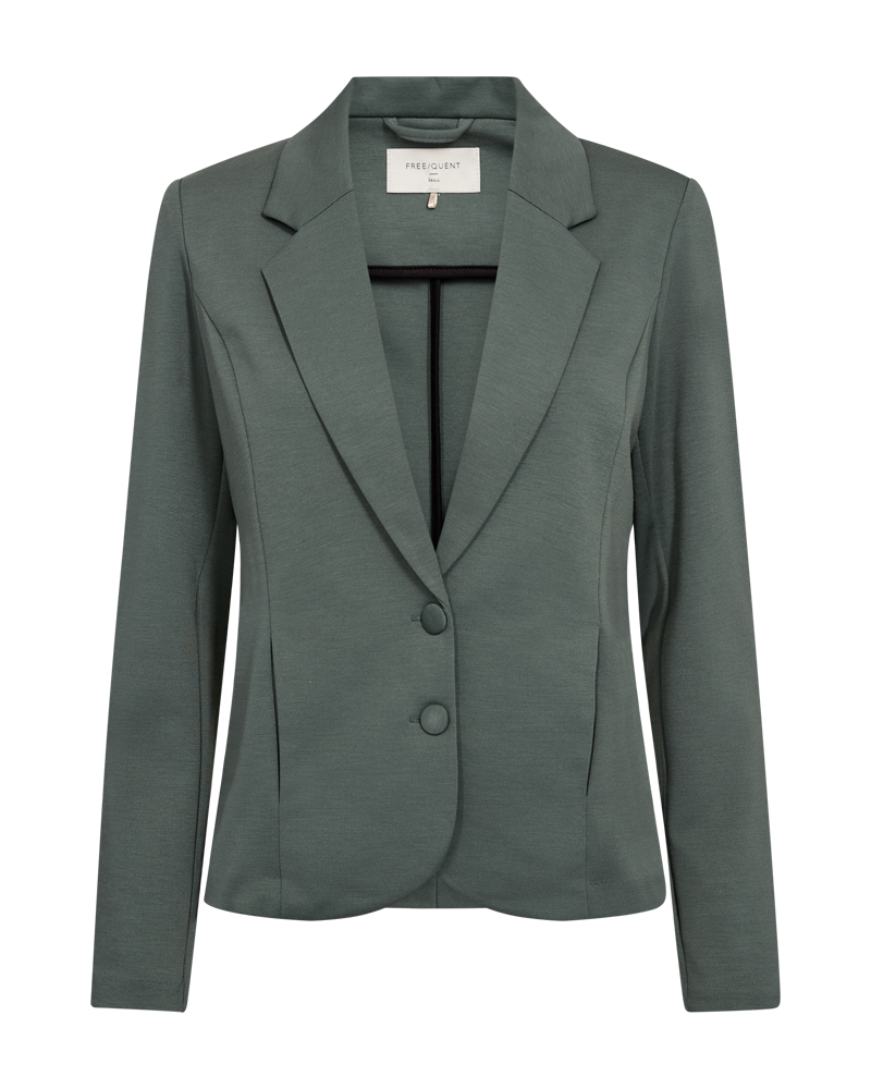 FQNANNI – FIGURBETONTER BLAZER - GRÜN