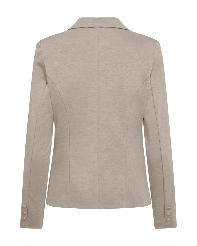 FQNANNI - FIGURBETONTER BLAZER - BRAUN