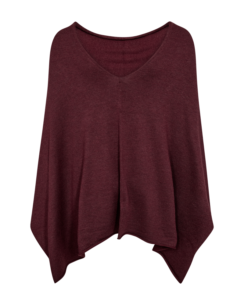 FQCLAUDISSE – PONCHO - BORDEAUX