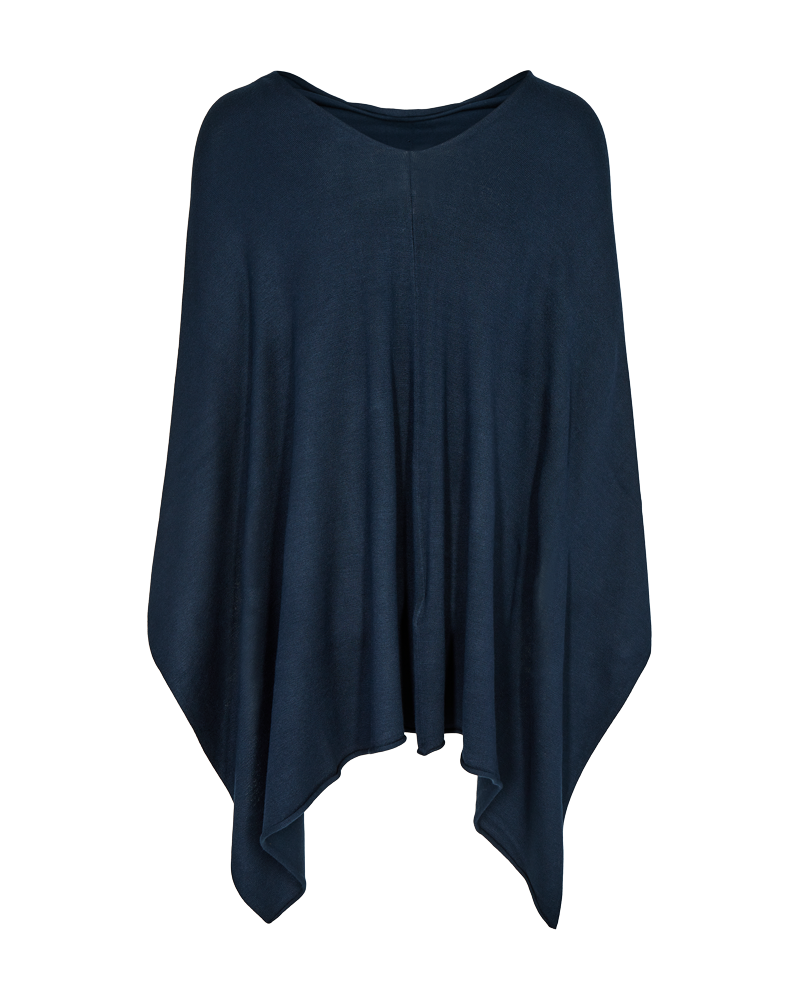 FQCLAUDISSE - PONCHO - BLAU