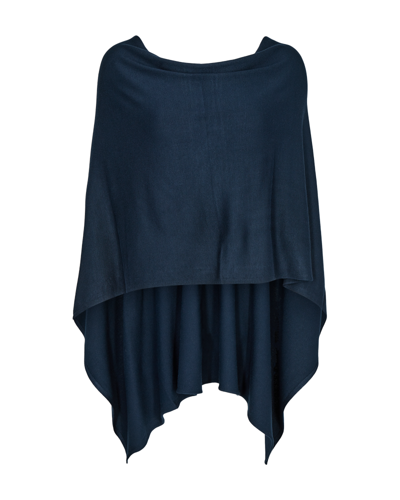 FQCLAUDISSE - PONCHO - BLAU