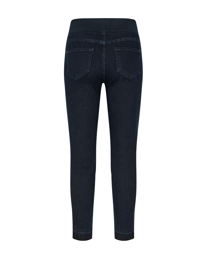 FQSHANTAL - KNÖCHELHOSE MIT ELASTISCHEM BUND - BLAU