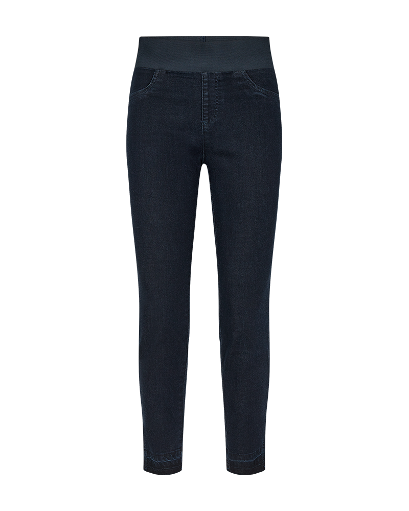 FQSHANTAL - KNÖCHELHOSE MIT ELASTISCHEM BUND - BLAU