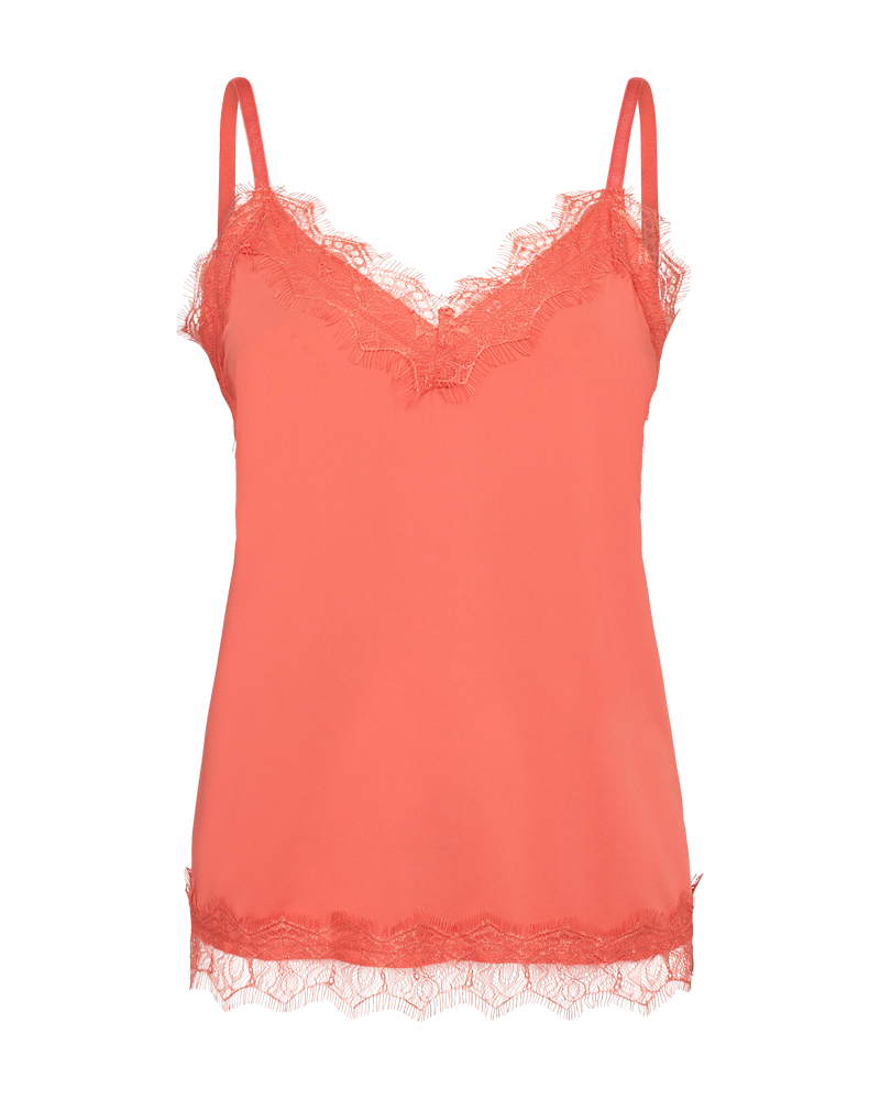 FQBICCO - SPITZENTOP - ORANGE