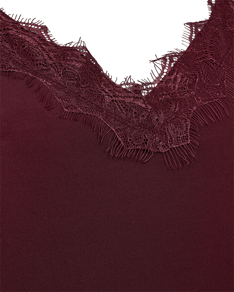 FQBICCO - SPITZENTOP - ROT