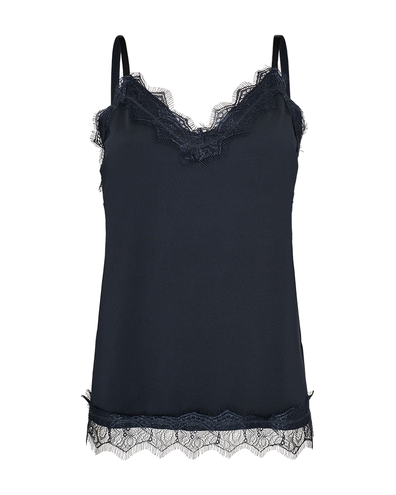 FQBICCO - SPITZENTOP - BLAU