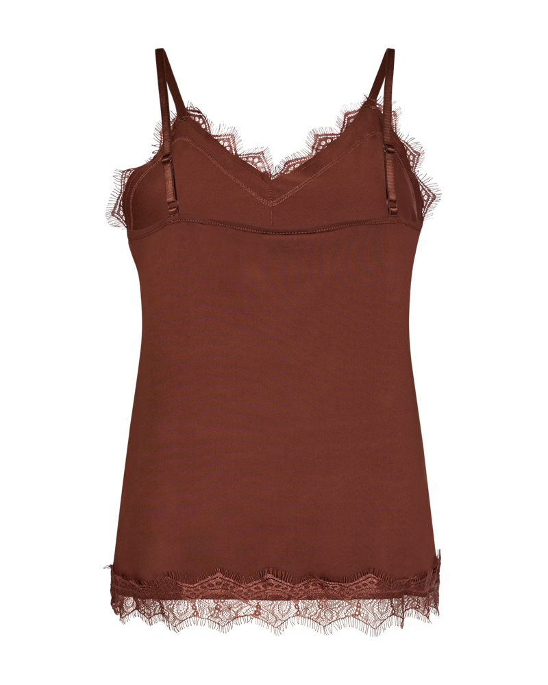 FQBICCO - SPITZENTOP - BRAUN