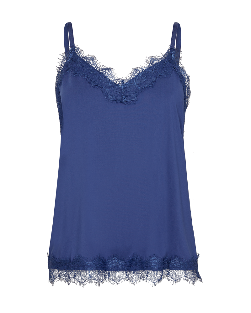 FQBICCO - SPITZENTOP - BLAU
