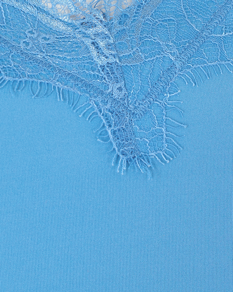 FQBICCO - SPITZENTOP - BLAU