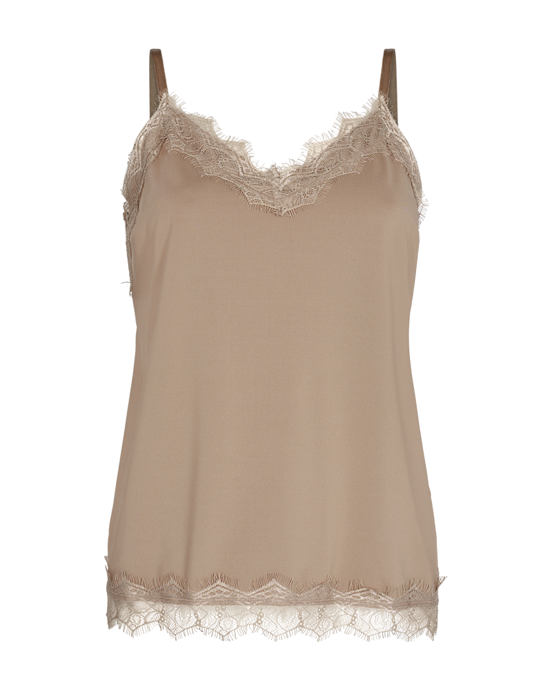 FQBICCO - SPITZENTOP - BRAUN