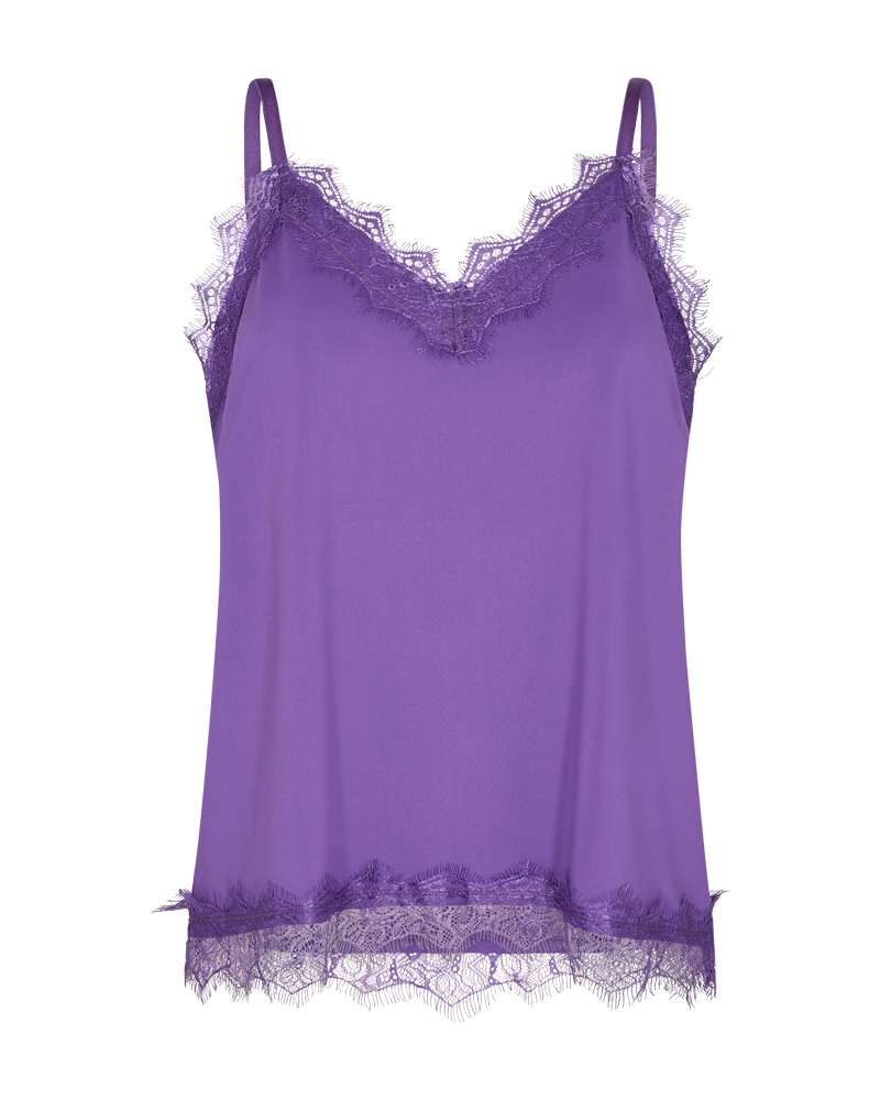 FQBICCO - SPITZENTOP - LILA