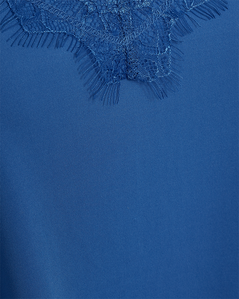 FQBICCO - SPITZENTOP - BLAU