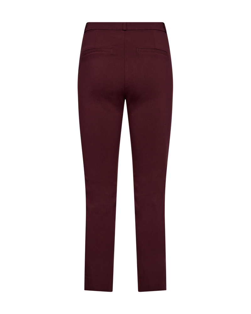 FQSOLVEJ – KNÖCHELLANGE HOSE - BORDEAUX