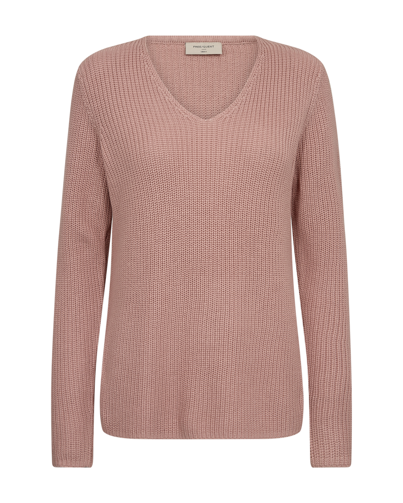 FQELLIS -V- PULLOVER - ROSE