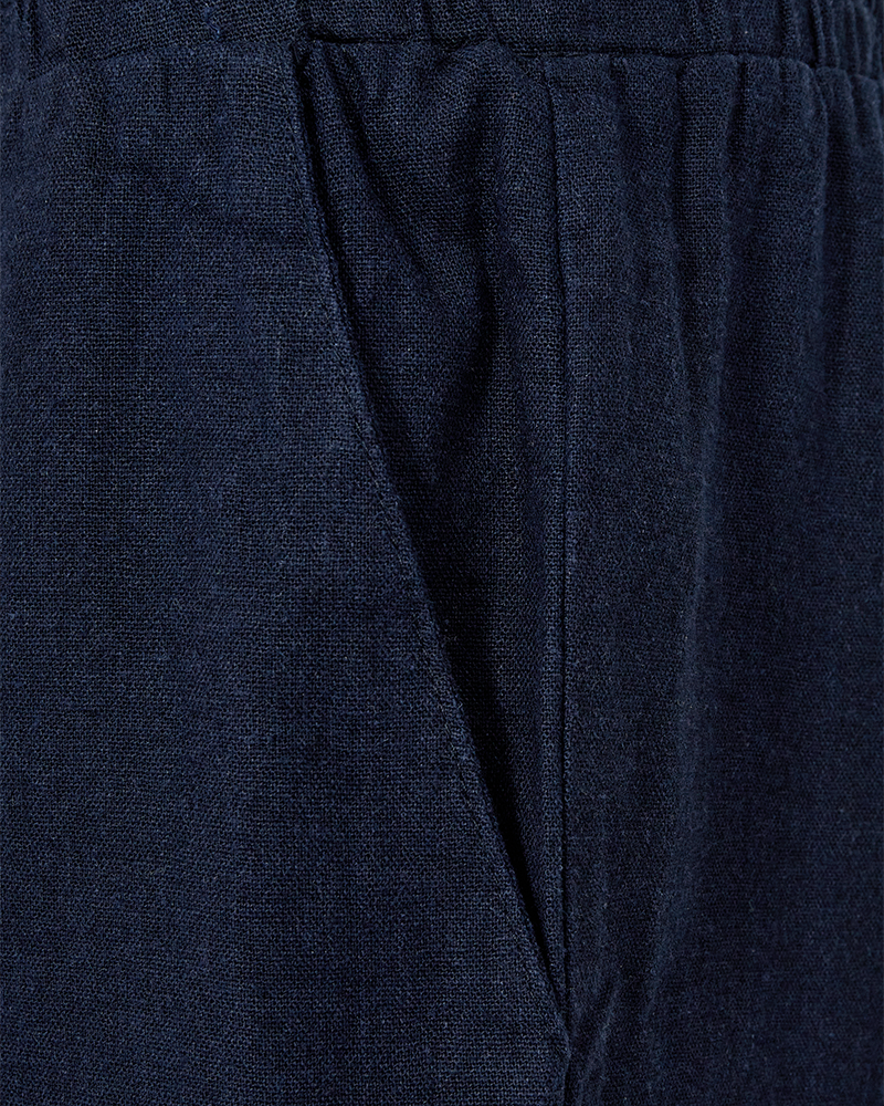 FQLAVA - SHORTS MIT LEINEN - BLAU