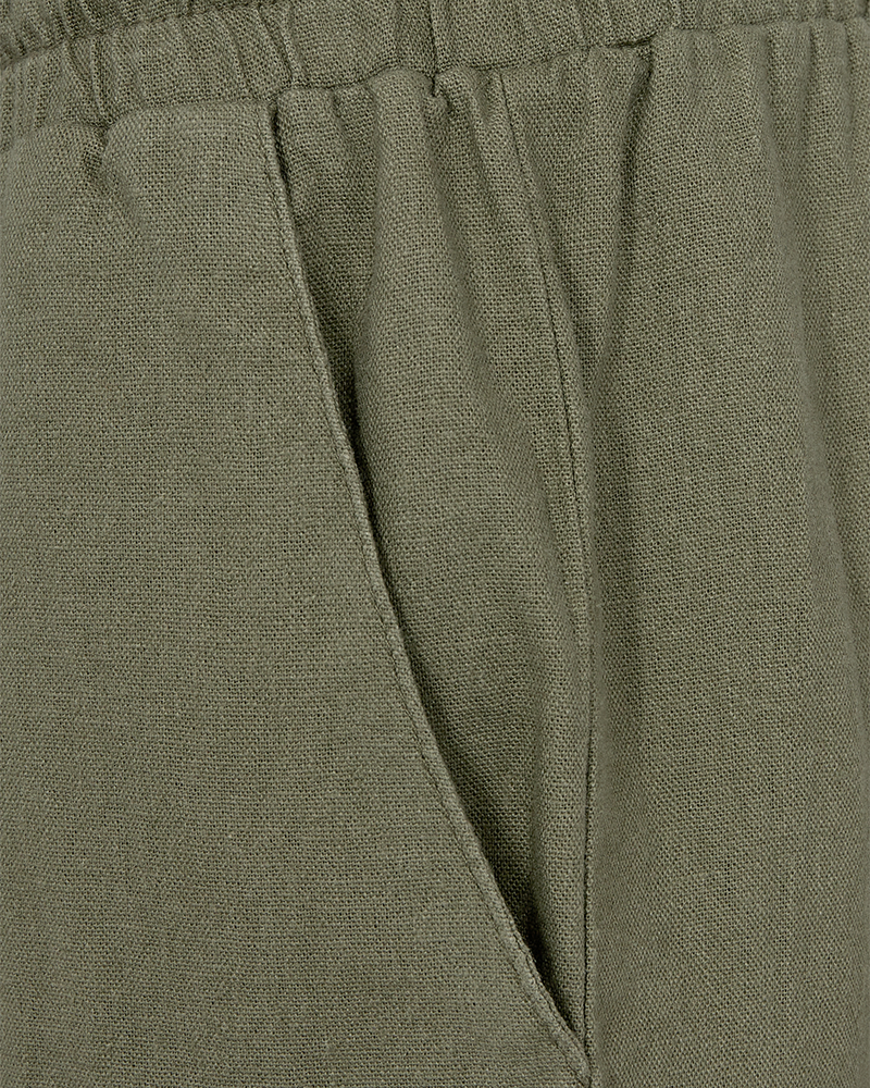 FQLAVA - SHORTS MIT LEINEN - GRUN