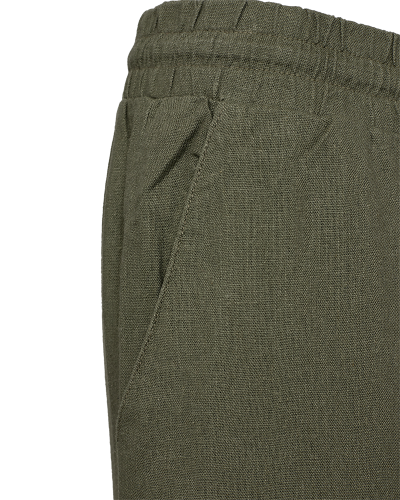 FQLAVA - 7/8 LEINENHOSE - GRUN