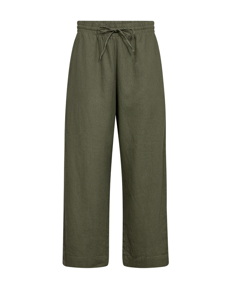 FQLAVA - 7/8 LEINENHOSE - GRUN