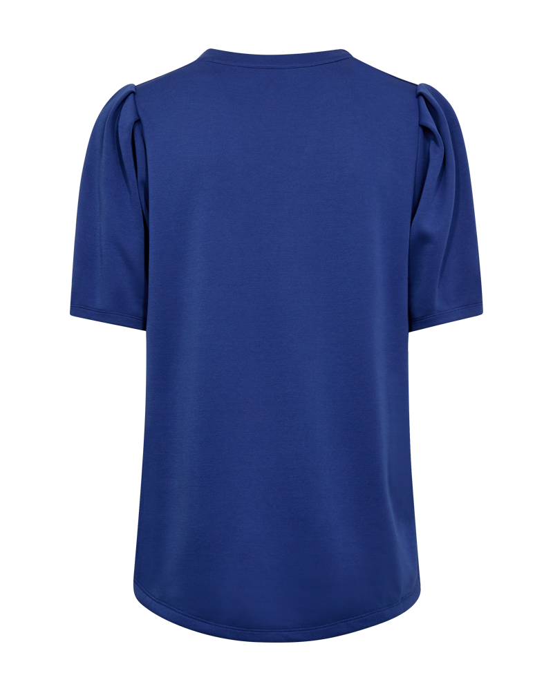 FQYR - T-SHIRT MIT PUFFÄRMELN - BLAU