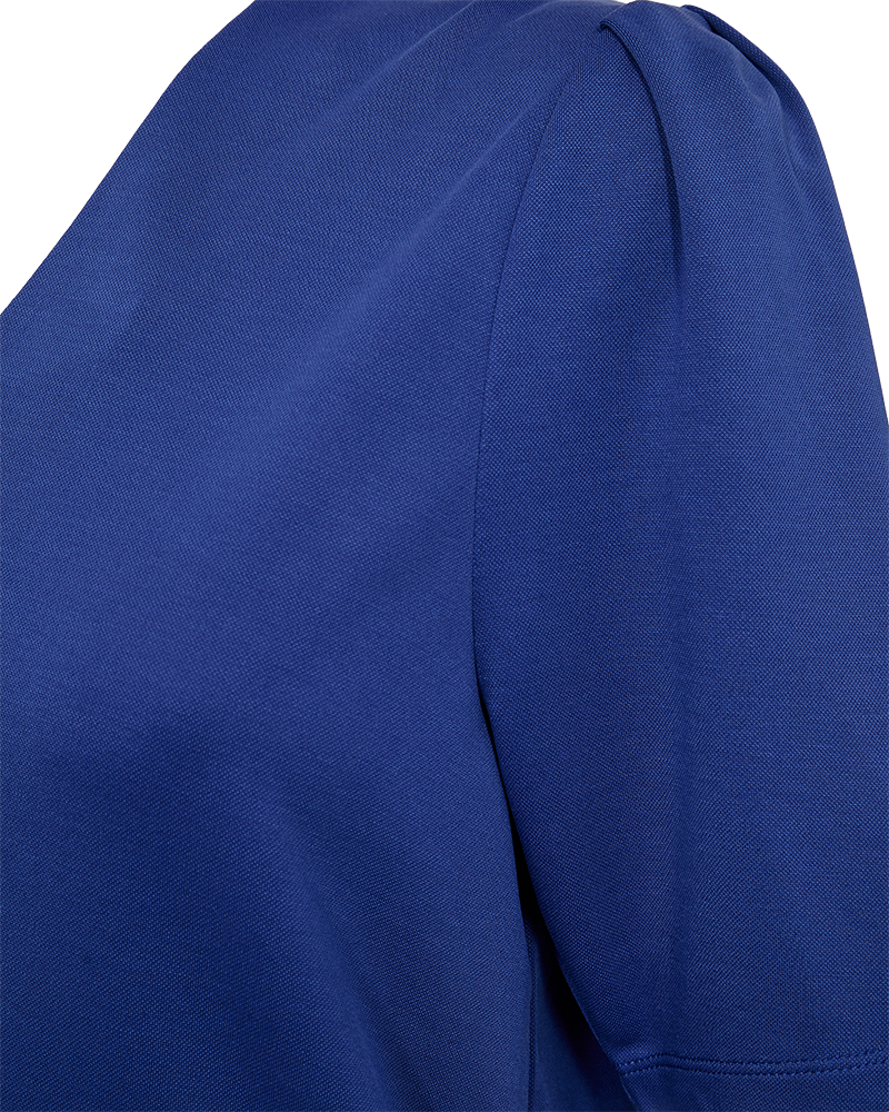 FQYR - T-SHIRT MIT PUFFÄRMELN - BLAU