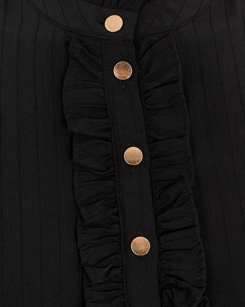 FQAPRIL - BLUSE - SCHWARZ