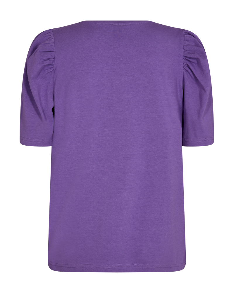 FQFENJA - T-SHIRT MIT PUFFÄRMEL - LILA