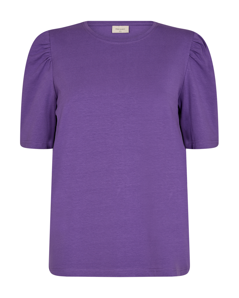 FQFENJA - T-SHIRT MIT PUFFÄRMEL - LILA