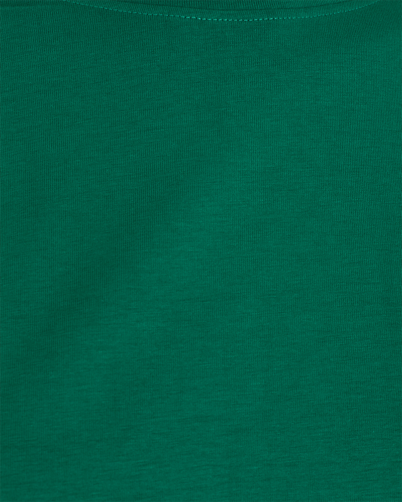 FQFENJA - T-SHIRT MIT PUFFÄRMEL - GRUN