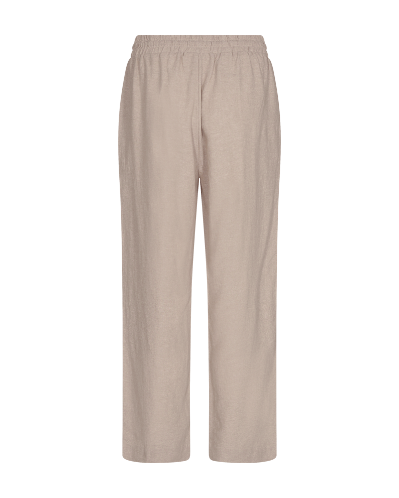 FQLAVA - KNÖCHELHOSE MIT LEINEN - BEIGE