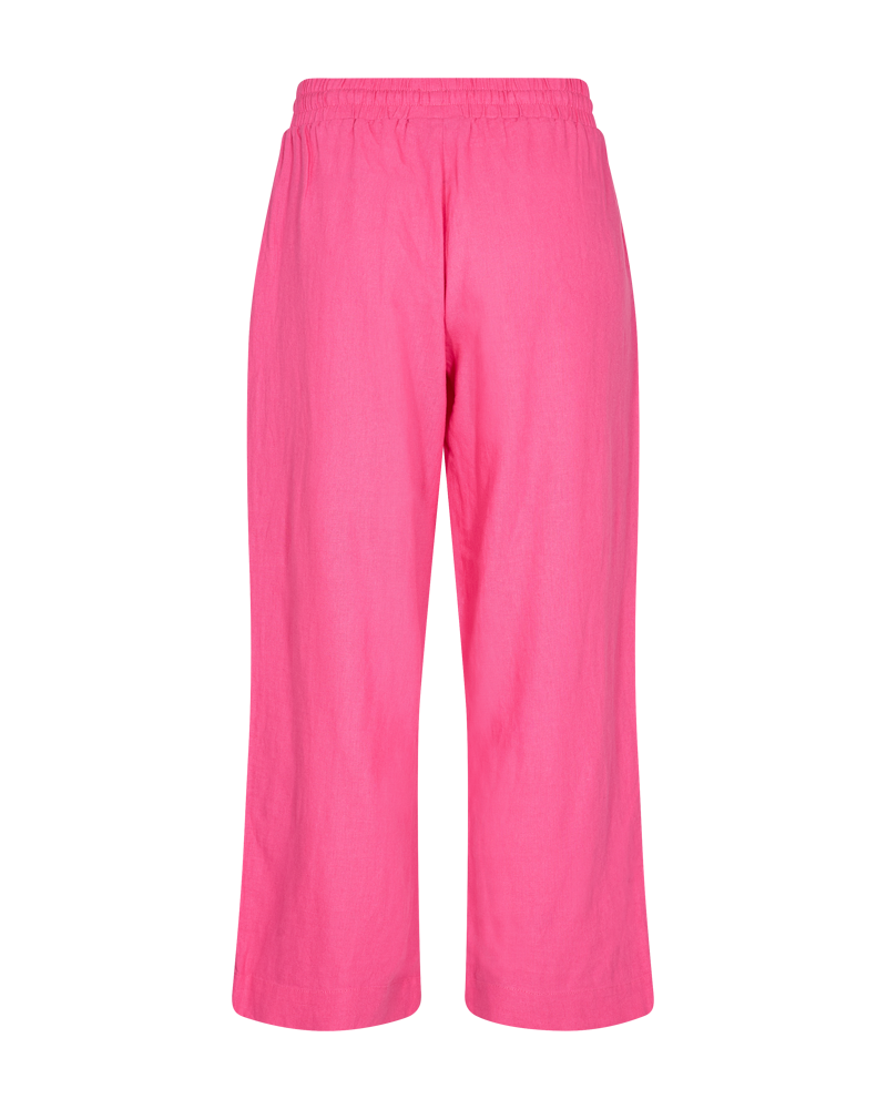 FQLAVA - KNÖCHELHOSE MIT LEINEN - ROSA