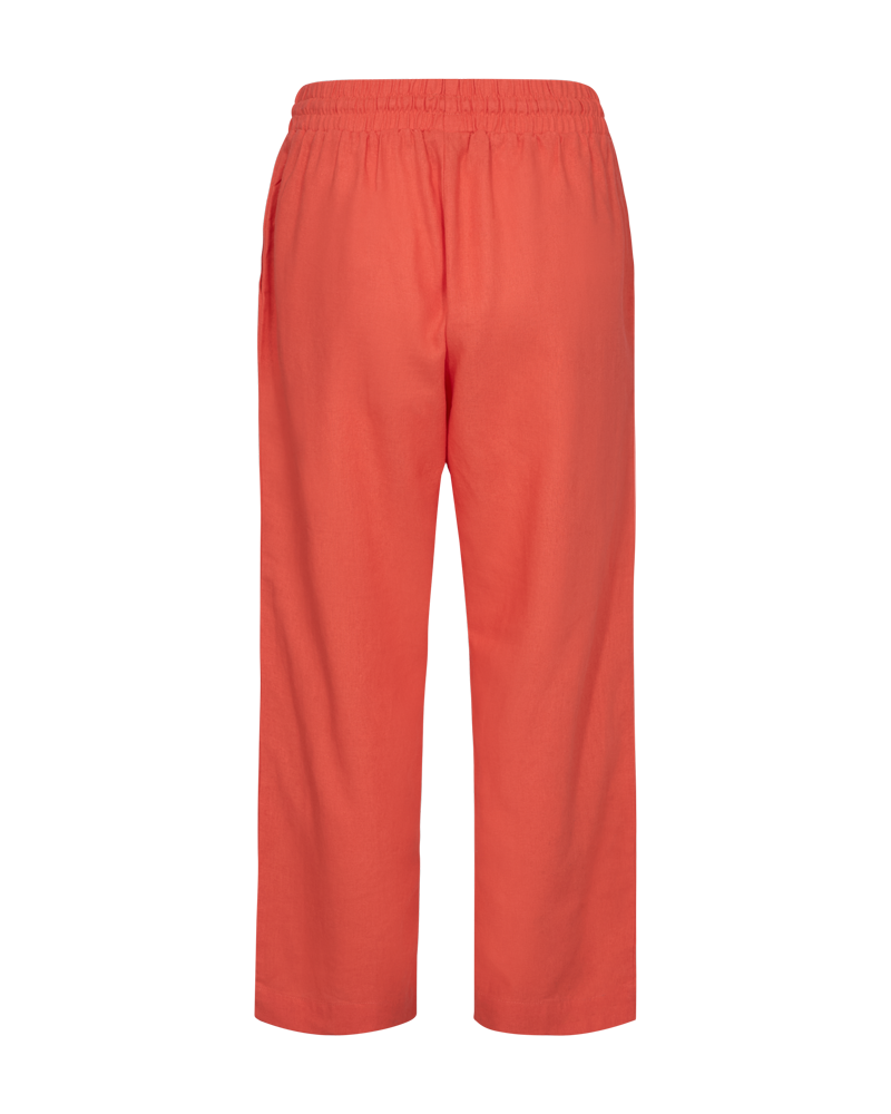 FQLAVA - KNÖCHELHOSE MIT LEINEN - ORANGE