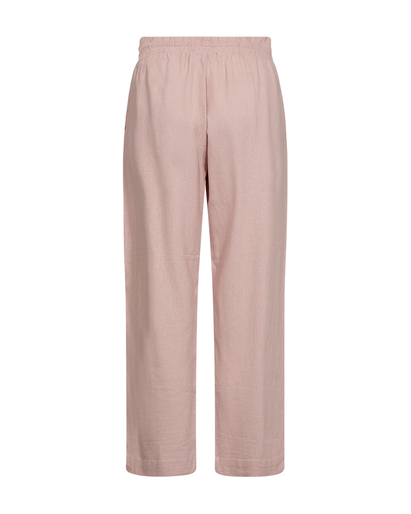 FQLAVA - KNÖCHELHOSE MIT LEINEN - ROSA