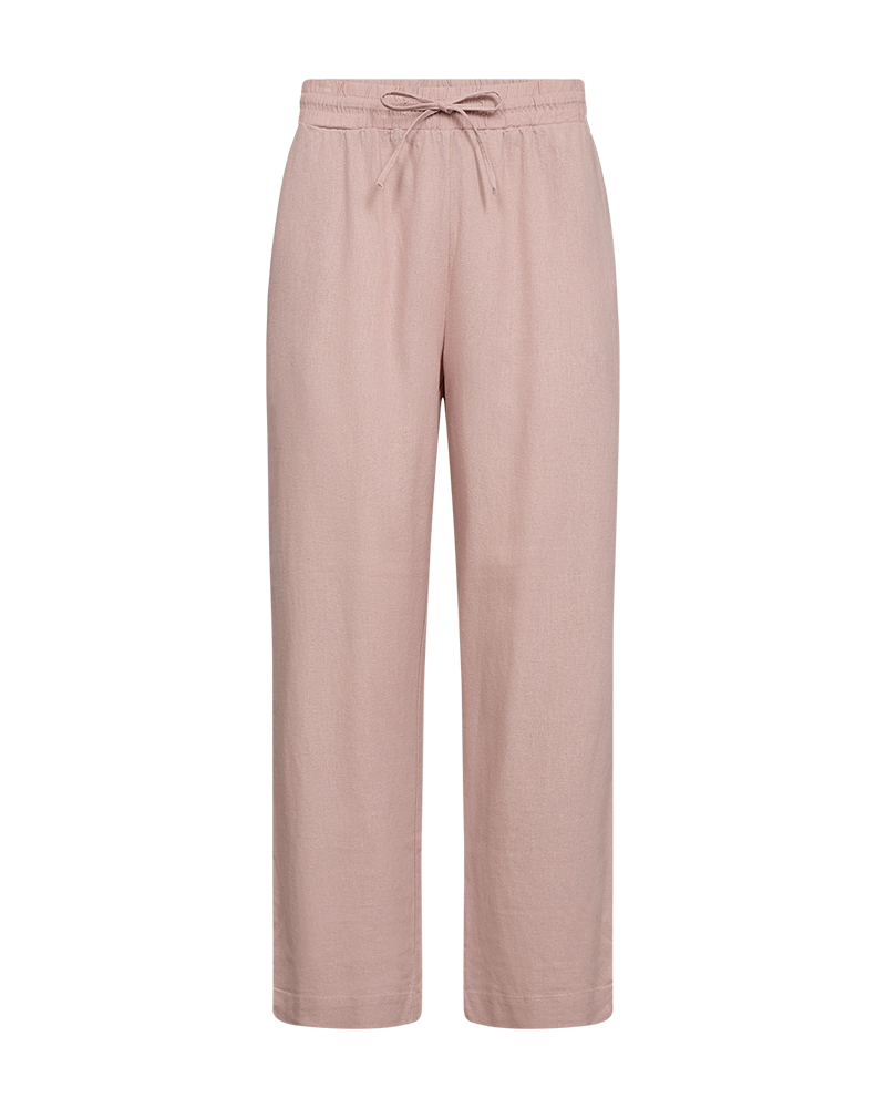 FQLAVA - KNÖCHELHOSE MIT LEINEN - ROSA