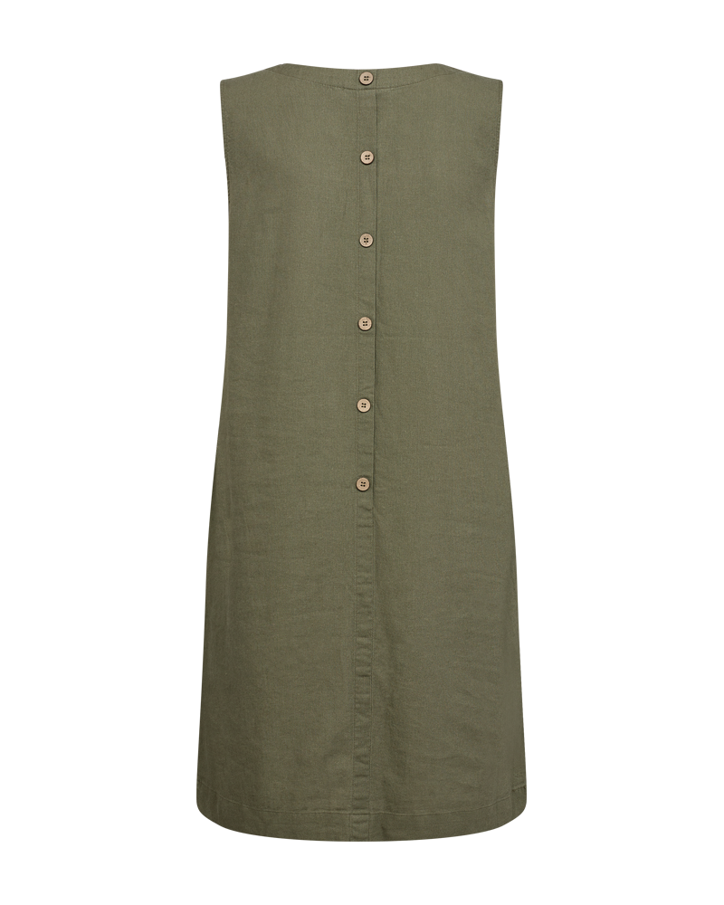FQLAVA - LEINENKLEID - GRUN