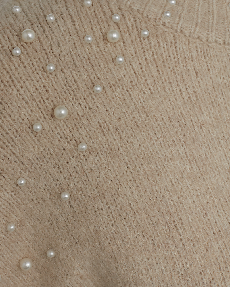 FQPEARL - PULLOVER - BEIGE