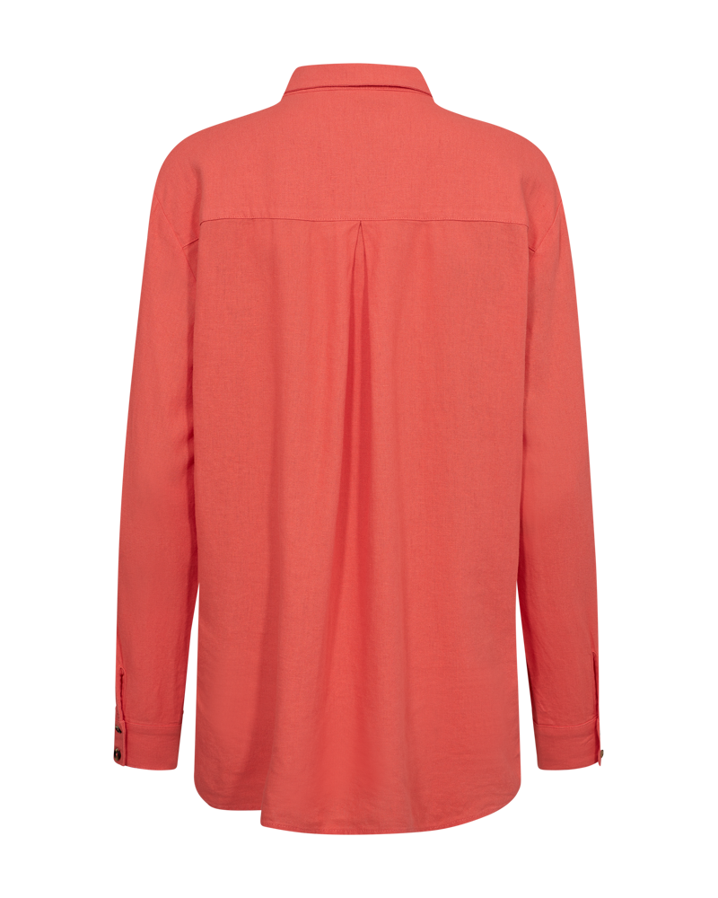 FQLAVA - HEMD MIT LEINEN - ORANGE