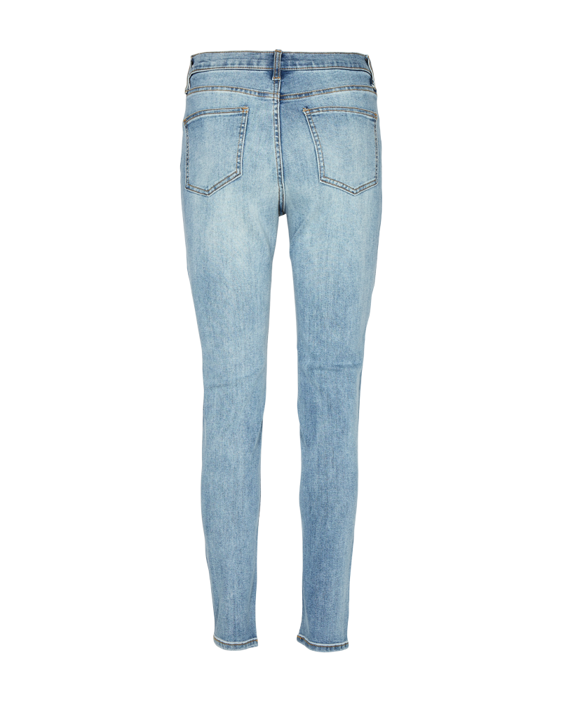 FQHARLOW - ENG GESCHNITTENE JEANS - BLAU