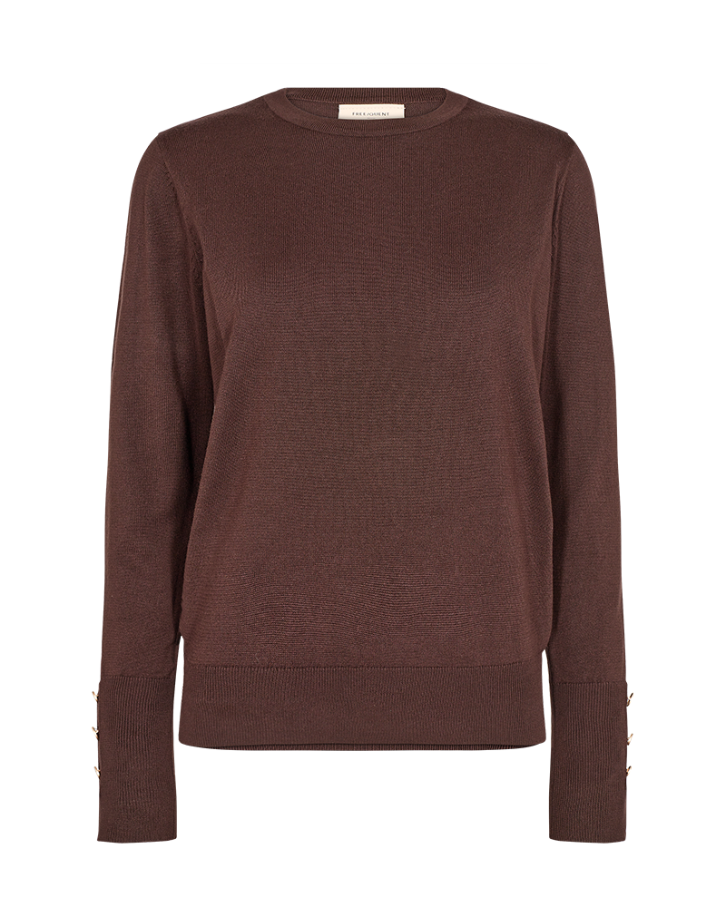FQKATIE - PULLOVER - BRAUN