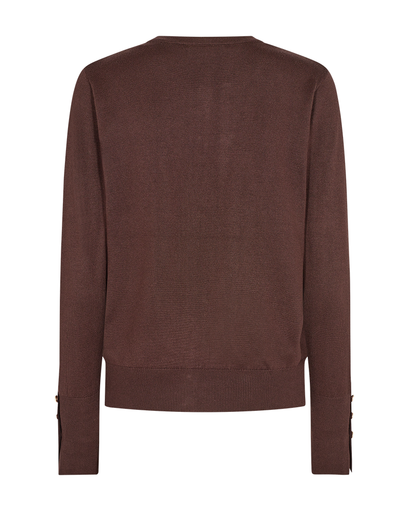 FQKATIE - CARDIGAN - BRAUN