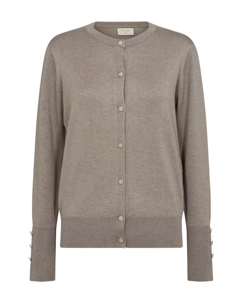 FQKATIE - CARDIGAN - BRAUN