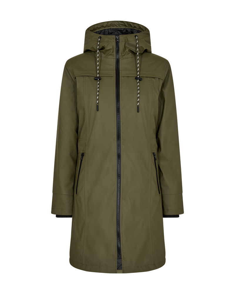 FQRAIN - WASSERABWEISENDE REGENJACKE - GRUN