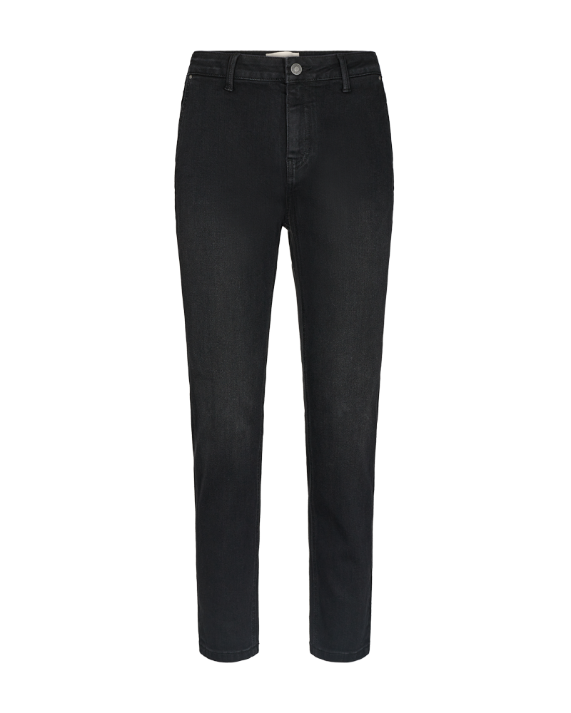 FQJANE  -  DENIM HOSES - SCHWARZ