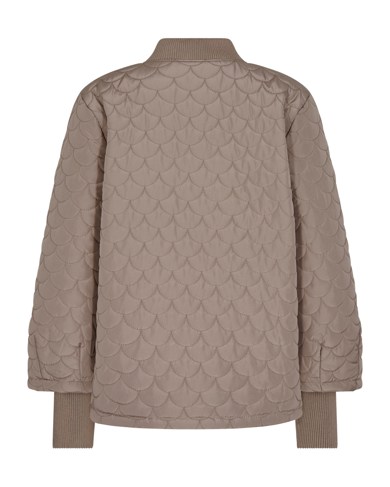 FQBINGO - JACKE MIT BALLONÄRMELN - BRAUN