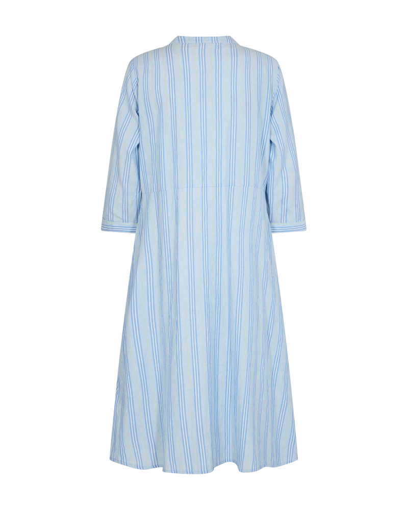 FQHOLAN - KLEID - BLAU UND WEISS