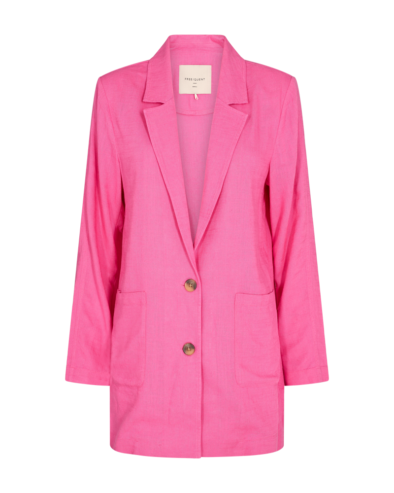 FQLUIGI - BLAZER MIT LEINEN - ROSA