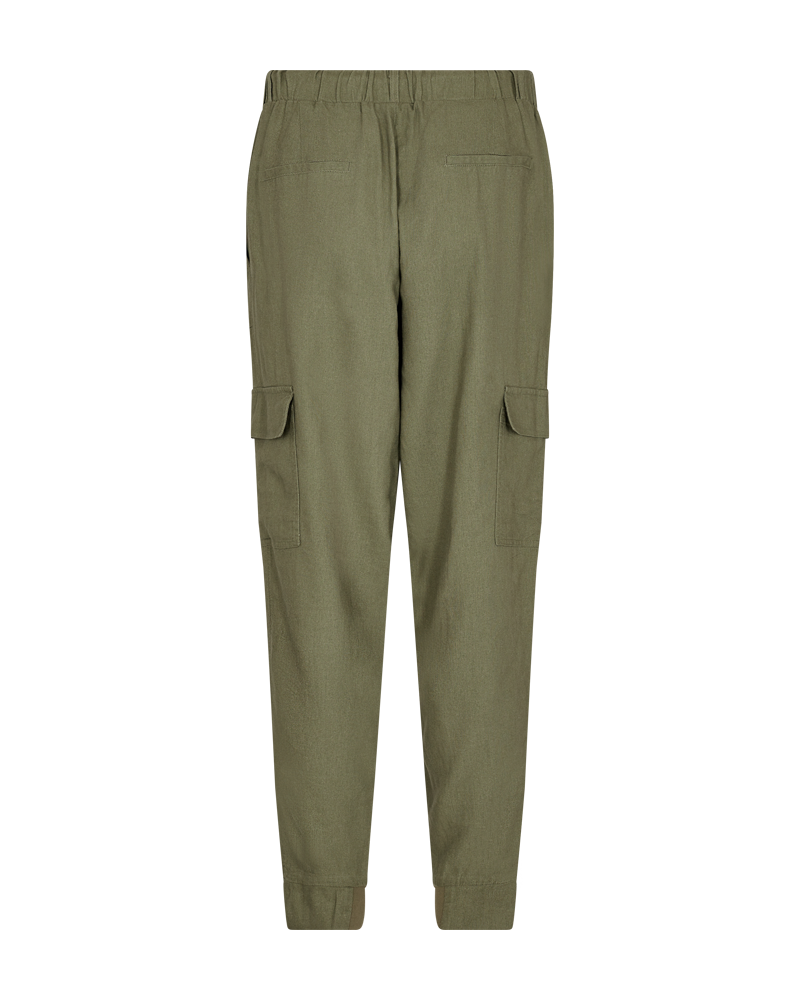 FQLAVA - HOSE MIT LEINEN - GRUN
