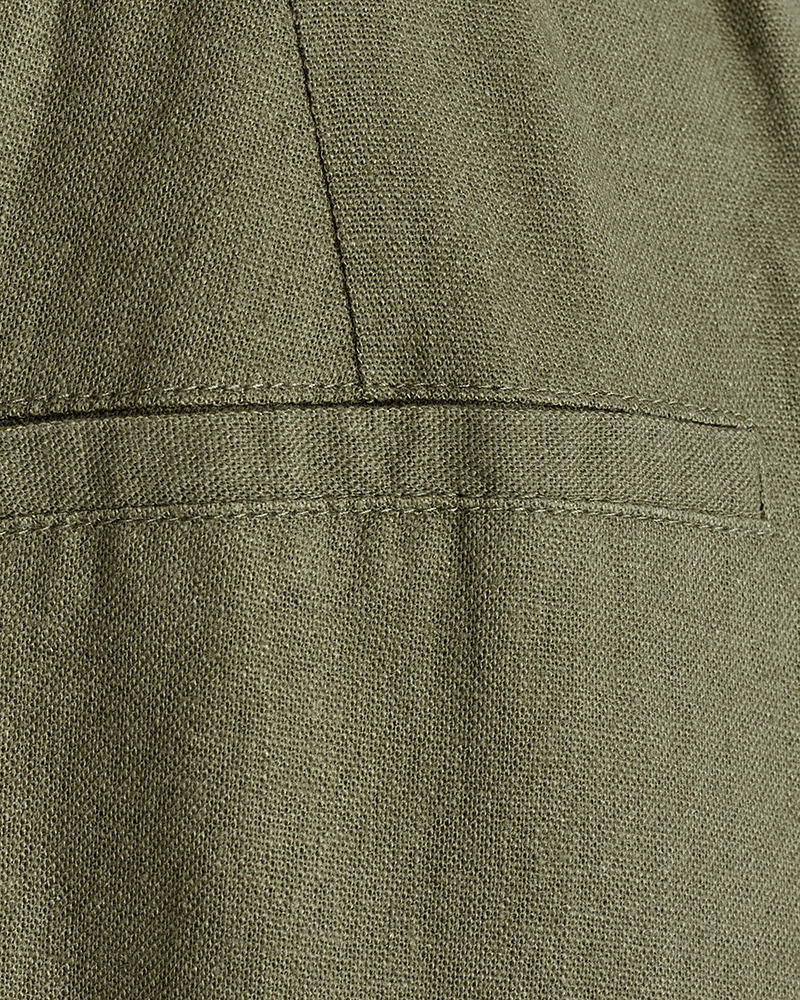 FQLAVA - HOSE MIT LEINEN - GRUN